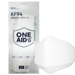 원에이드 KF94 국산 숨쉬기 편한 미세먼지 황사 보건용마스크 대형